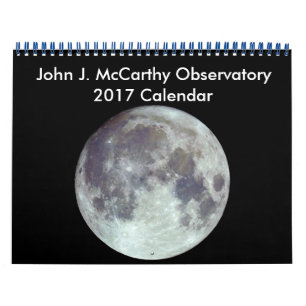 John J. McCarthy Observatory 2017 Calendar Kalender