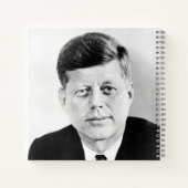John Jack Kennedy President Witte Huis Notitieboek (Achterkant)
