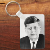 John Jack Kennedy President Witte Huis Sleutelhanger (Voorkant)