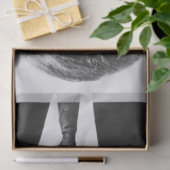 John Jack Kennedy President Witte Huis Tissuepapier (Geschenk)