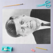 John Jack Kennedy President Witte Huis Tissuepapier (Craft)