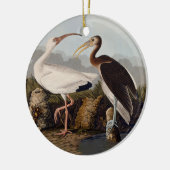 John James Audubon White Ibis Bird Print Classic Keramisch Ornament (Links)