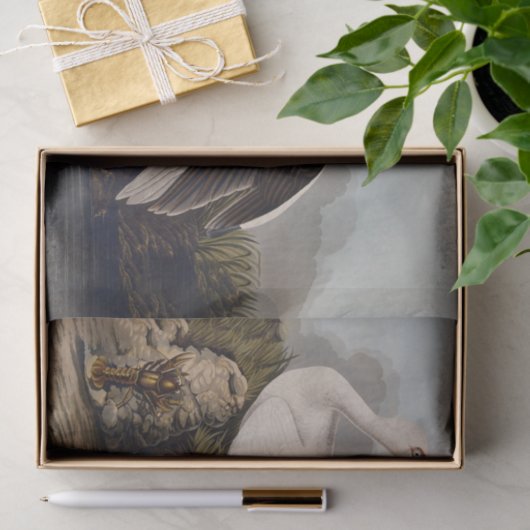 John James Audubon White Ibis Bird Print Classic Tissuepapier (Geschenk)