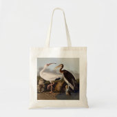 John James Audubon White Ibis Bird Print Classic Tote Bag (Voorkant)