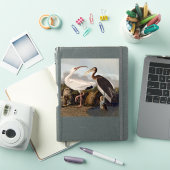 John James Audubon Witte Ibis Vogelprint Klassieke Sticker (iPad Cover)