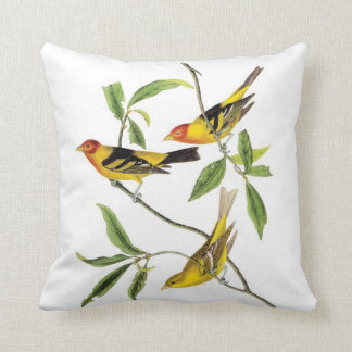 John James Audubon Yellow Tanager Pillow Kussen