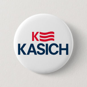 John Kasich 2016 Campaign Button - 2,25-inch ronde