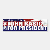 John Kasich President 2016 Bumpersticker (Voorkant)