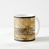 John Keats als ik angst heb voor Mok (Voorkant rechts)