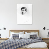 John Keats Canvas Afdruk (Insitu (Slaapkamer))