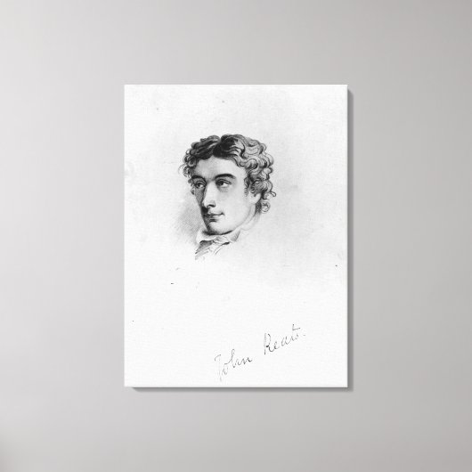 John Keats Canvas Afdruk (Voorkant)