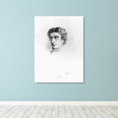 John Keats Canvas Afdruk (Insitu (Houten vloer))