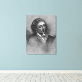 John Keats Canvas Afdruk (Insitu (Houten vloer))