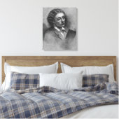 John Keats Canvas Afdruk (Insitu (Slaapkamer))