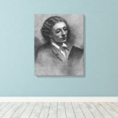 John Keats Canvas Afdruk (Insitu (Houten vloer))