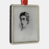 John Keats Metalen Ornament (Rechts)