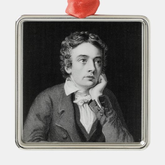 John Keats Metalen Ornament (Voorkant)