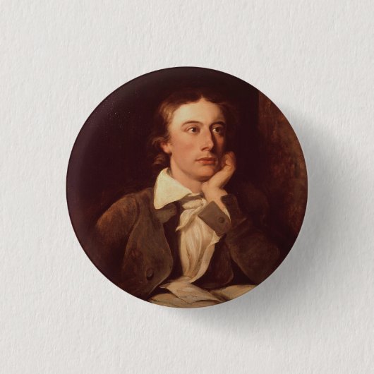 John Keats Ronde Button 3,2 Cm (Voorkant)