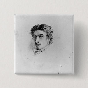 John Keats Vierkante Button 5,1 Cm