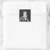 John Keats Vierkante Sticker (Tas)