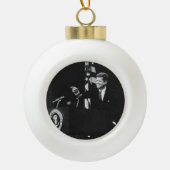 John Kennedy 35e President van de Verenigde Staten Keramische Bal Ornament (Voorkant)