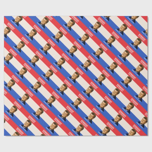 John Kennedy en Leiderschap Cadeaupapier (Vlak)