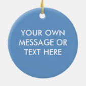 John Kennedy Keramisch Ornament (Achterkant)