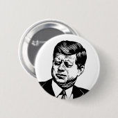 John Kennedy Ronde Button 5,7 Cm (Voorkant /achterkant)