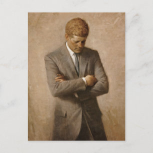 John Kennedy US Presidential White House Portret Briefkaart