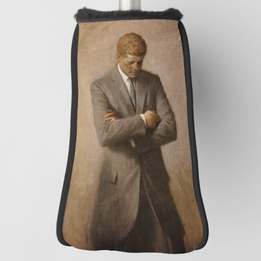 John Kennedy US Presidential White House Portret Golfheadcover (Draai 90)