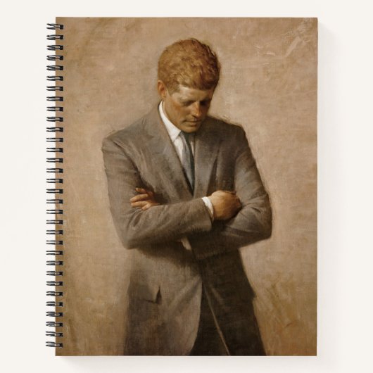 John Kennedy US Presidential White House Portret Notitieboek (Voorkant)