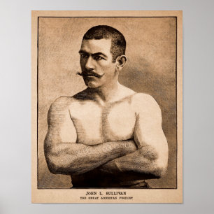 John L. Sullivan Advertisement Poster