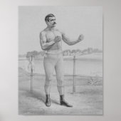 John L. Sullivan - Bare-Knuckle Boxer Poster (Voorkant)