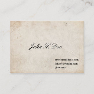 John L. Sullivan Calling Card Contactkaartje