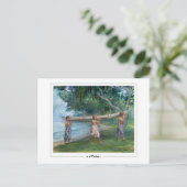 John La Farge #10 - Carte postale d'art fin (Debout devant)