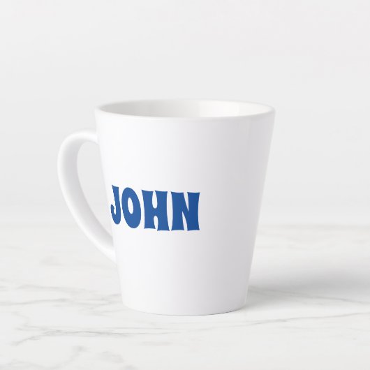 John Latte Mug (Angle gauche)