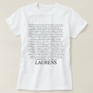 John Laurens Quotations Shirt