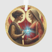 John Leaps pour l'ornement acrylique de joie (dos)