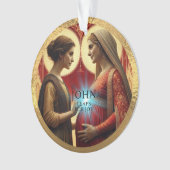 John Leaps pour l'ornement acrylique de joie (devant)