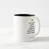 John Lewis, citations inspirantes Mug à café à deu (Devant droit)