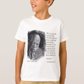 John Lewis en Quote Beauely portret T-shirt (Voorkant)