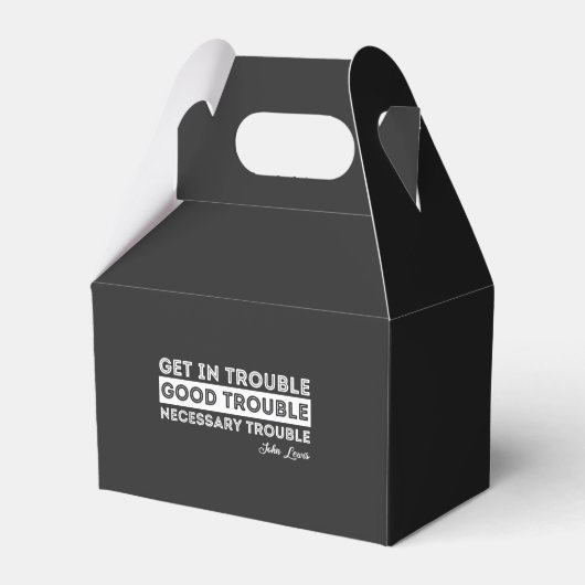 John Lewis - Good Trouble Quote Bedankdoosjes (Voorkant Zijde)