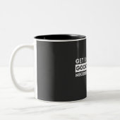 John Lewis - Good Trouble Quote Tweekleurige Koffiemok (Links)