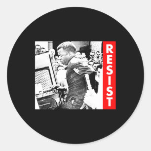 John Lewis - verzet zich Ronde Sticker