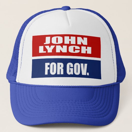 JOHN LYNCH VOOR GOVERNOR TRUCKER PET (Voorkant)