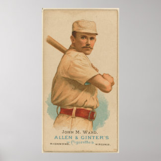John M. Ward, New York Giants Poster