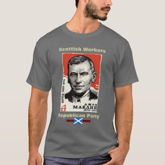 John Maclean Scottish Workers Republican Party T-s T-shirt (Voorkant)
