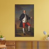 John Manners, Marquess of Granby, 1745 Canvas Afdruk (Insitu (Woonkamer))