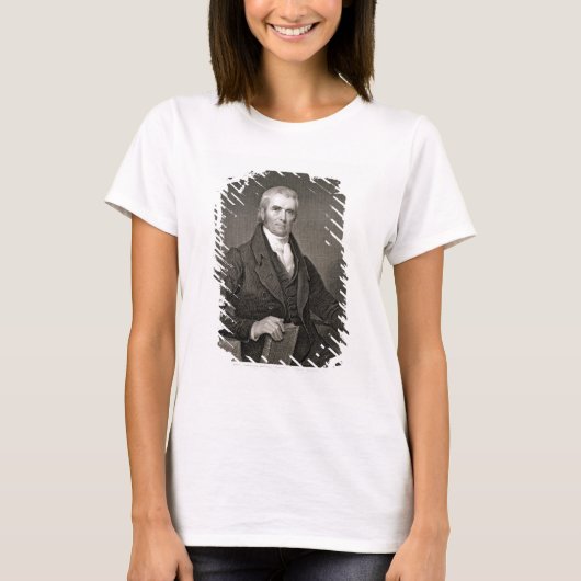 John Marshall (1755-1835), gegraveerd door Asher B T-shirt (Voorkant)
