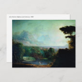 John Martin's Alpheus en Arethusa Briefkaart (Voorkant / Achterkant)